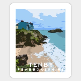 Tenby Beach - Pembrokeshire Sticker